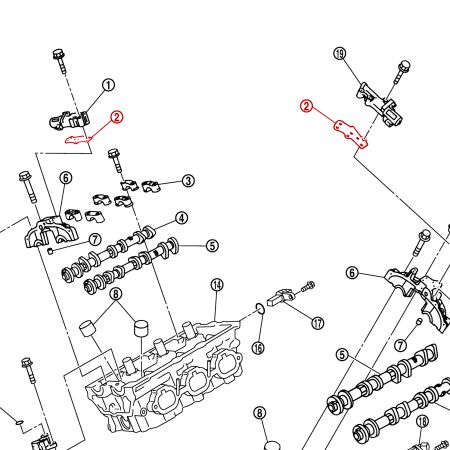 Joint pour électrovanne VTC Nissan OEM, VQ35DE - Nissan 350Z Z33