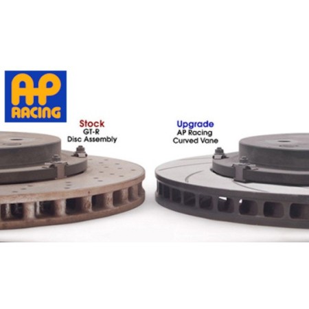 Disques avant AP Racing - Nissan GT-R (R35) (11+) avec bol alu