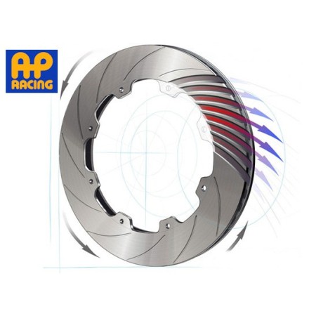 Disques avant AP Racing - Nissan GT-R (R35) (11+) avec bol alu